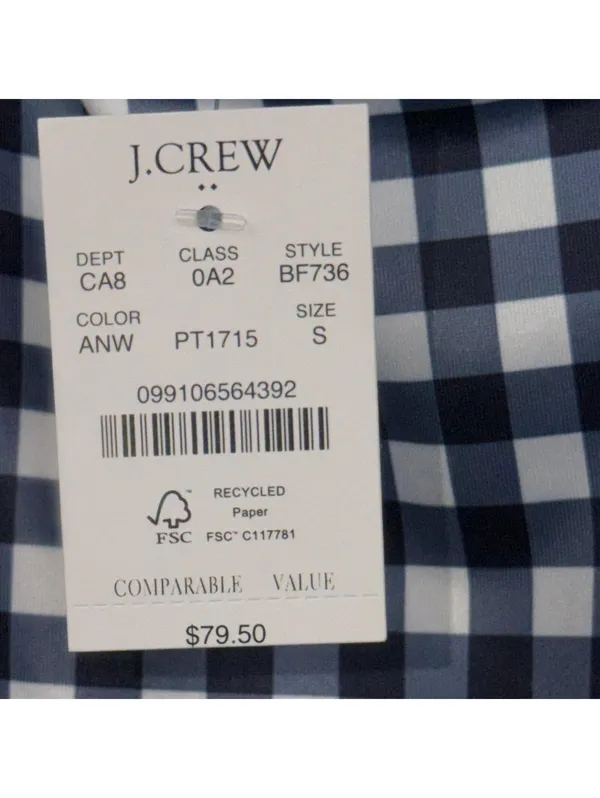 J. Crew Gingham Slip Dress - Size S NWT - Image 6