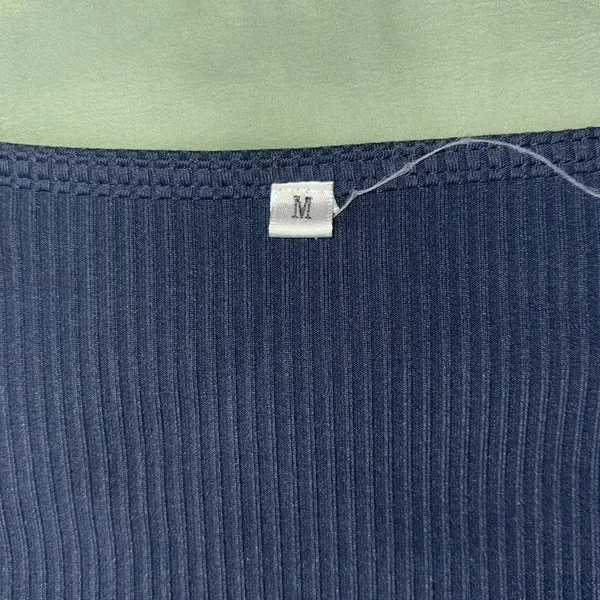 Blue long sleeve top Size M - Image 3