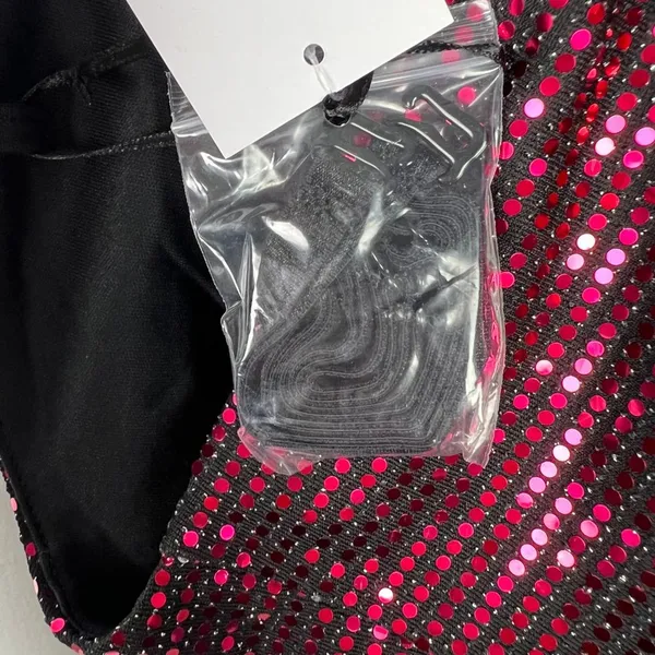 NWT Sincerely Jules Sequin Corset Crop Top Removable Straps Size Large L NEW - Image 10