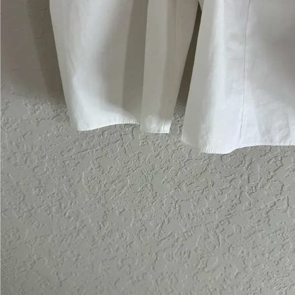 Vince White Square Neck Blouse Size 8 - Image 7