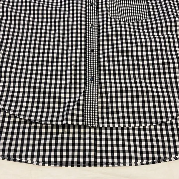 Madewell• Gingham-Play Button-Down Shirt Size S D40‎ - Image 7