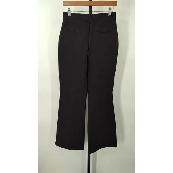 Quince Black Tailored Flare Pants - Image 2
