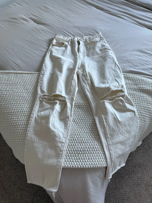Straight jeans size 4 White - Image 6