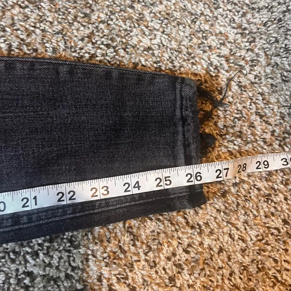 ZARA Women's Black Wash Denim‎ Straight Leg Jeans Size 30 - Image 6