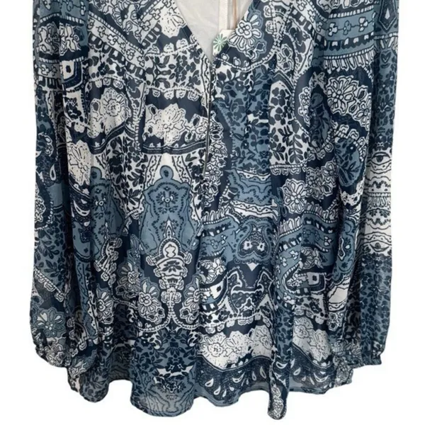 NEW Show Me Your MuMu‎ Paisley Long Sleeve Romper Cottagecore Rodeo Festival S - Image 6