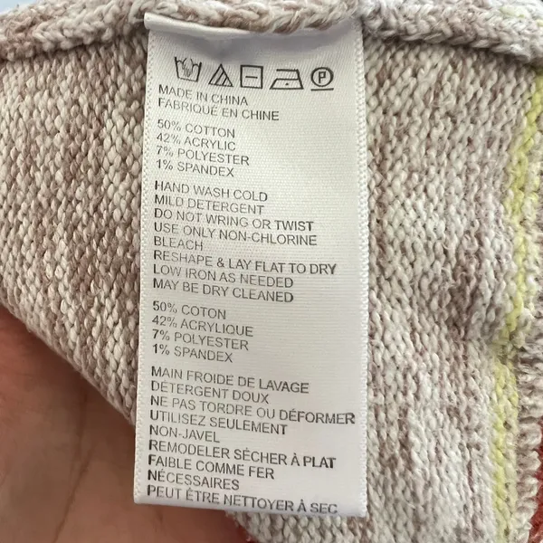 Free People‎ Colorful Knit Tank Top In the Sun Brami Boho Festival Medium - Image 4