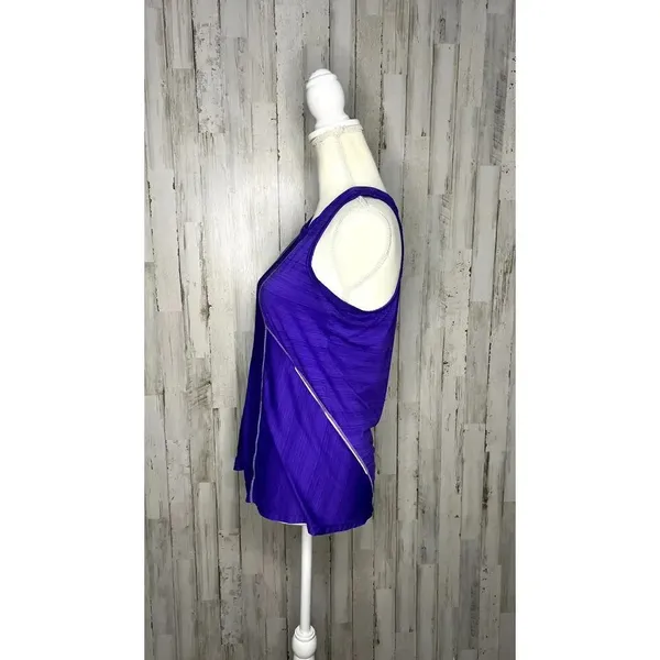Athleta Women's Purple Run On‎ Tank Top Size Medium Sleeveless Lightweight - Image 5