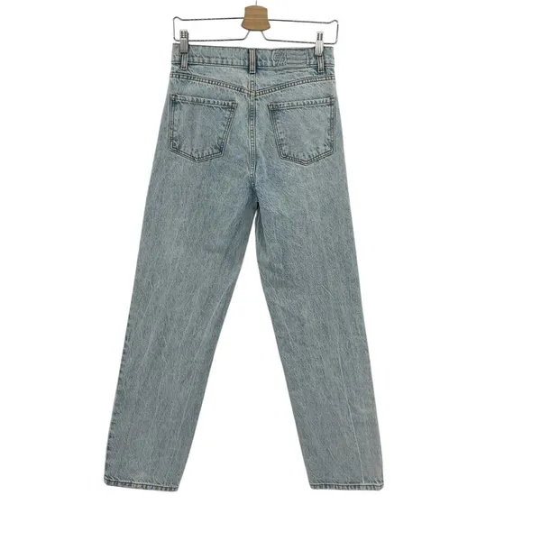 Revice Denim Super 80's 1984 Dragon‎ Graphic Print Jeans Light Wash Blue Size 25 - Image 8