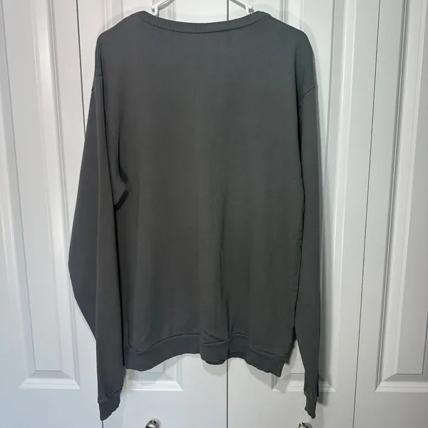 Jean + June Sweatshirt Womens Large Gray Girl Gang Graphic Pullover Cotton - Image 4