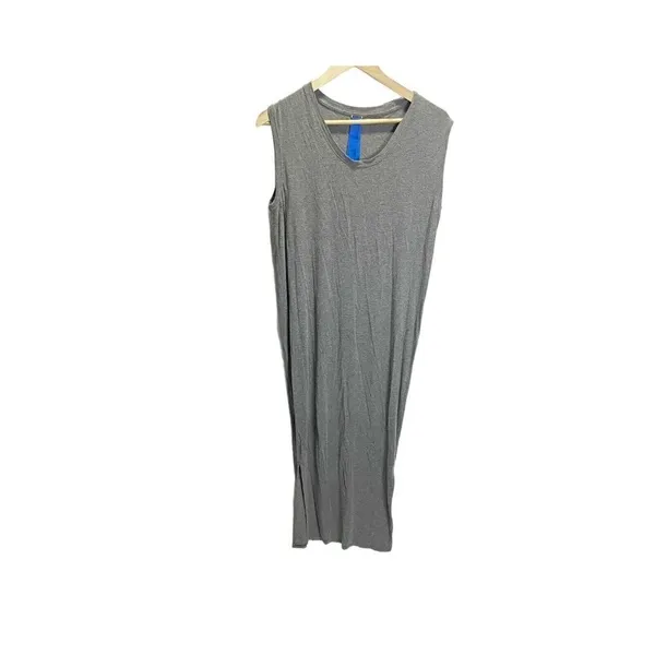 Kit And Ace Womens Casual Shirt Maxi‎ Dress Gray Size 4 Cashmere Blend Beach - Image 2