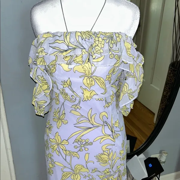 Lulu's Yellow Floral Backless Maxi Dress - Image 4