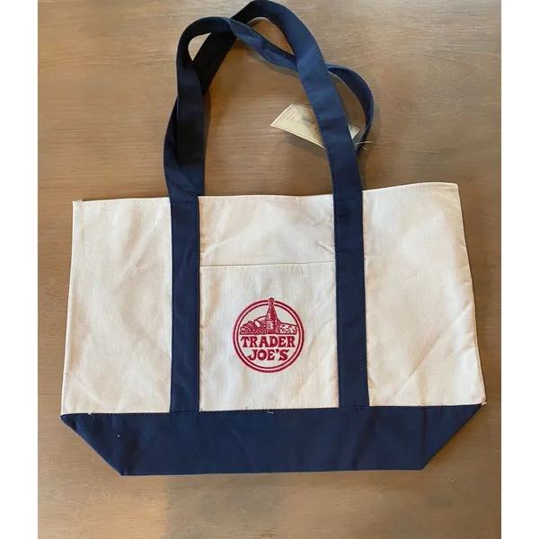 Trader Joe’s Canvas Bag Tote LARGE Grocery Shopping Eco Reusable NEW Ships Fast - Image 4