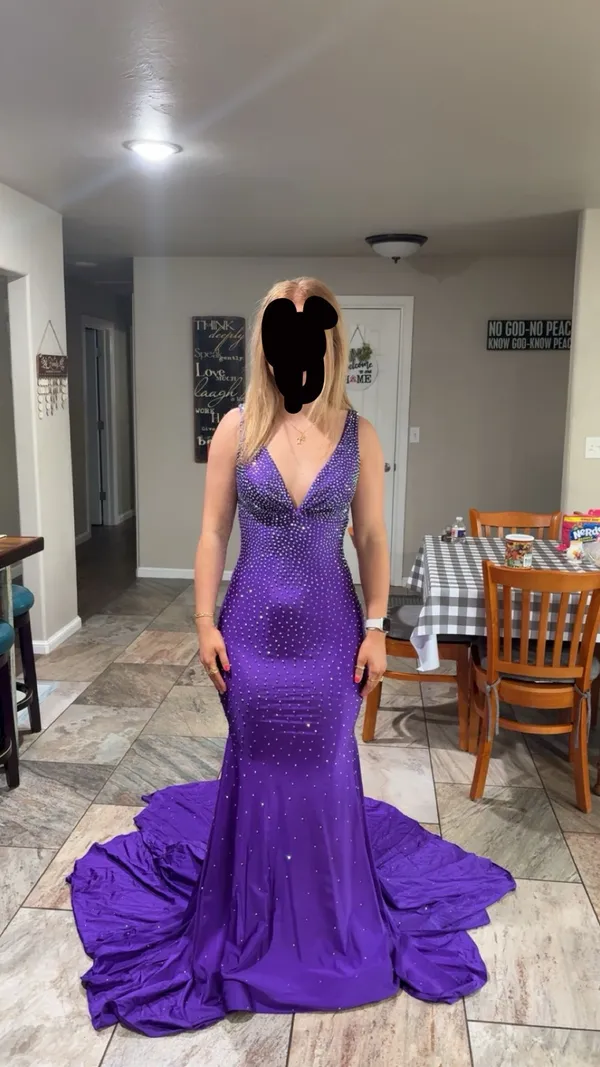 glory prom dress Purple Size 4 - Image 3