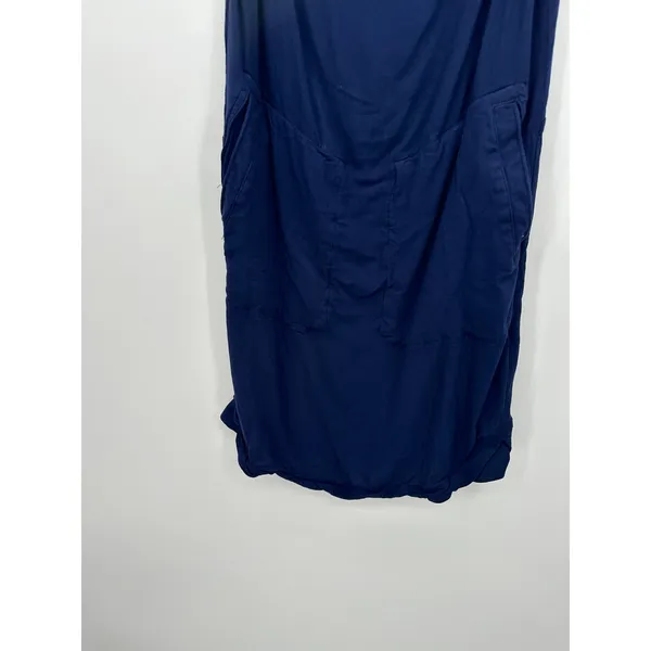 G-Star Raw Millery Mock Dress‎ Navy Blue Sleeveless Utility Shift Size S D20650 - Image 5