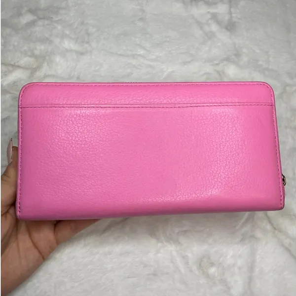 Kate Spade New York Pink Zip Around Wallet - Image 2