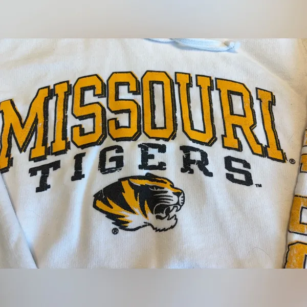 Russell Athletic Univ of Missouri Mizzou retro designed Hoodie Wms sz Sm - Image 7
