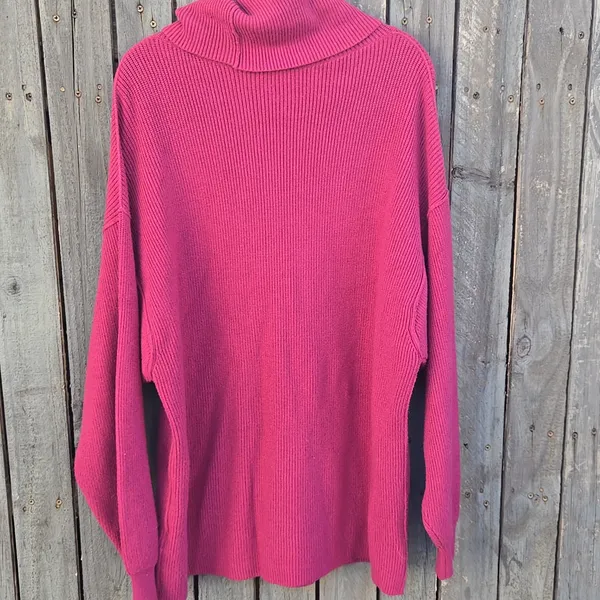 Free People Pink Turtleneck Tunic - Image 4