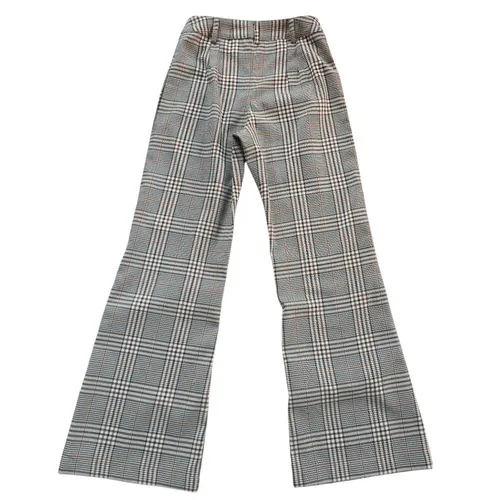 By Together Multicolor‎ High Rise Houndstooth Plaid Wide Leg Pants Size Small - Image 2