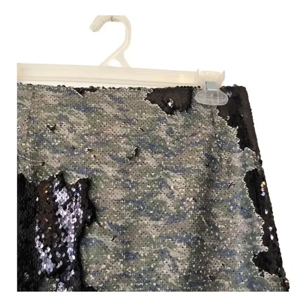 NWT Free People Reversible Sequin Camo Mini Skirt Flip Sequins Camouflage - Sz 6 - Image 6