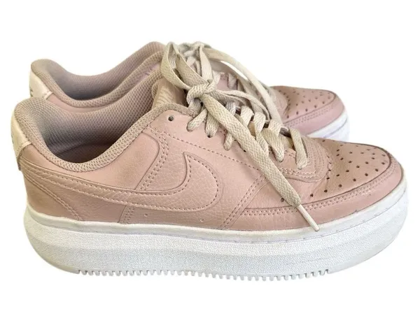 Nike Court Vision Alta Pink Sneakers Sz 7 - Image 3