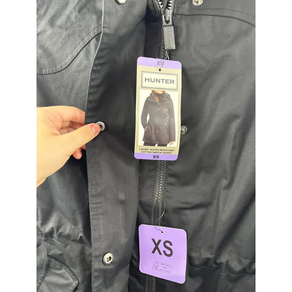 Women’s Hunter XS Black Rain Jacket - Image 4
