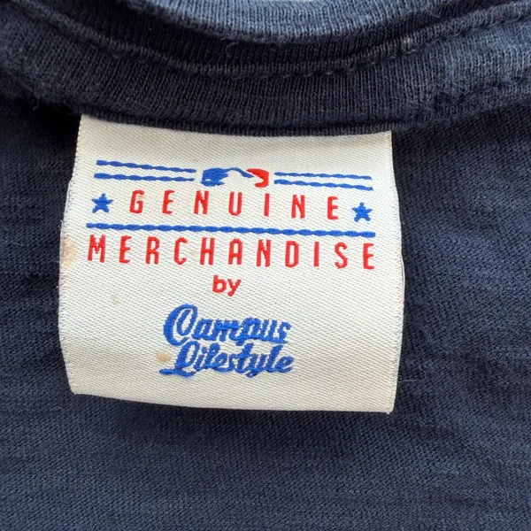 Cleveland Indians Campus Lifestyle Navy Blue Chief Wahoo Rhinestone Tee M - Image 5