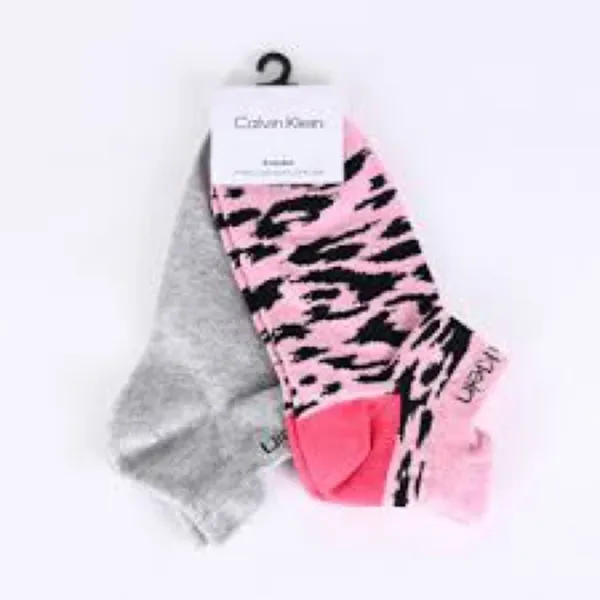 NWT Calvin Klein Leopard Back Tab no show socks - Image 6