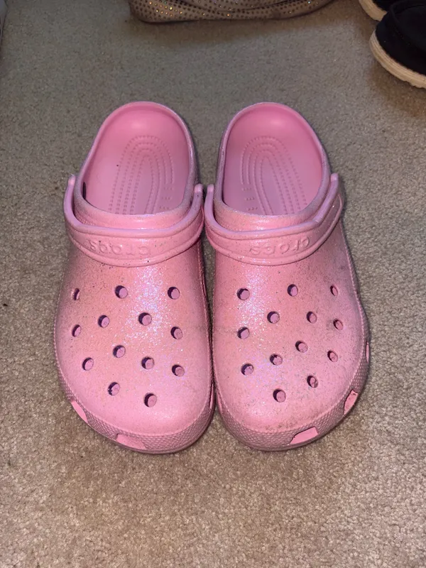 CROCS Pink Glitter Clogs - Image 3