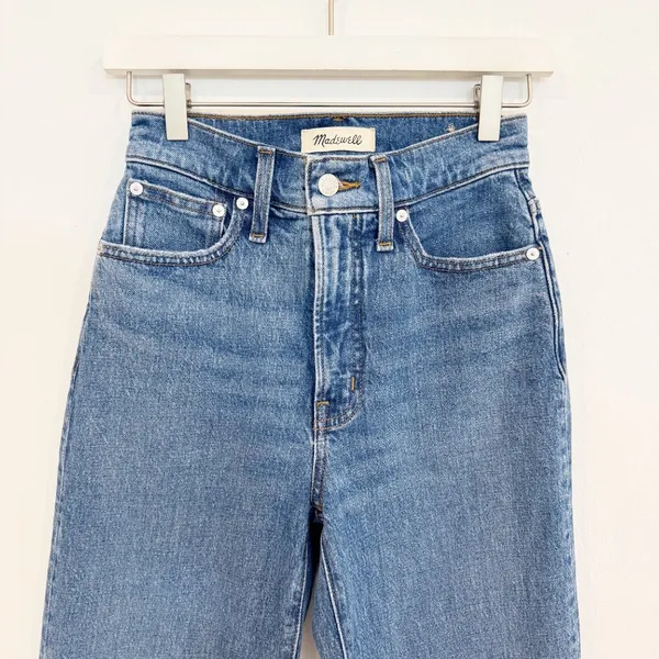 Madewell Perfect Vintage Straight Jeans 23 Earlwood Quiet Luxury Cottagecore 90s - Image 4