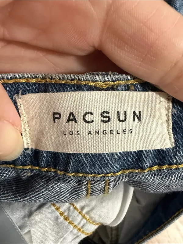 PACSUN Two-Tone Blue High-Rise Women’s Jeans Size 25 - Image 7