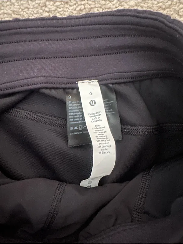 lululemon athletica Black Athletic Pull-On Shorts Softstreme material - Image 5