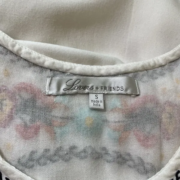 Lovers + Friends Embroidered Sz S Boho Festival Beachy Floral Cottagecore Hippie - Image 7
