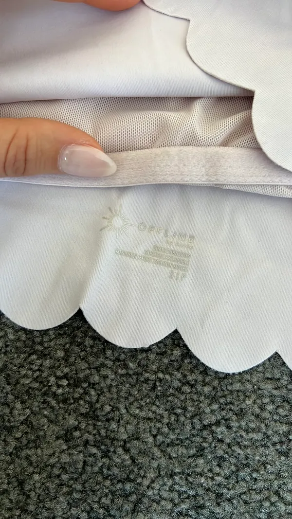 Pink aerie scalloped bra - Image 3