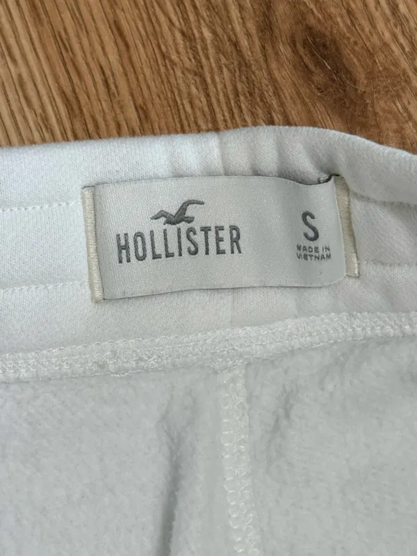 Hollister White‎ Drawstring Jogger Sweatpants - Image 4