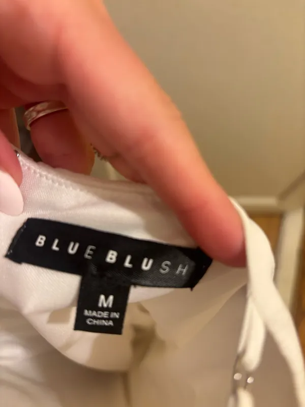 Blue Blush white mini dress - Image 3