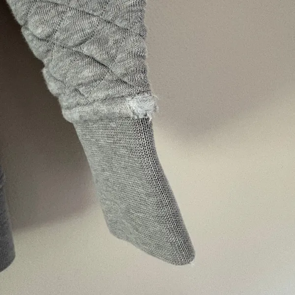 Patagonia Women's Pullover Organic Cotton Quilt Snap-T Grey Medium - Image 7