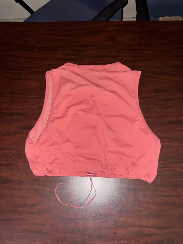 Gymshark Pink Breeze Lightweight Seamless Athletic Crop Top Size Medium - Image 2