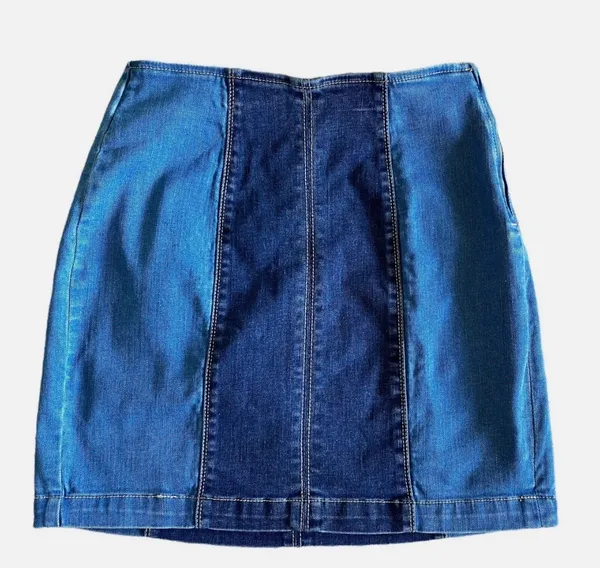 PACSUN Jean Mini Skirt Size 27 - Image 2