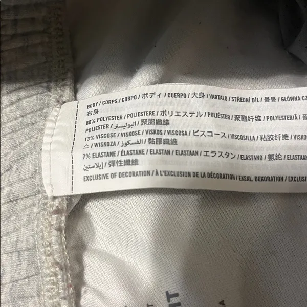 Abercrombie & Fitch YPB Neoknit Women's Gray‎ Jogger Sweatpants Medium - Image 8