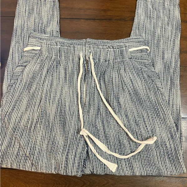 Free People Light At Sunrise Pants In Indigo Blue Size 4 - Image 3