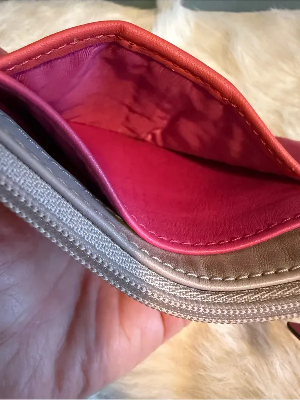 Coach Vermillion Muticolored Coin Purse - Image 7