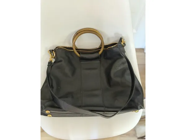 Raven Lily black shoulder bag - Image 7