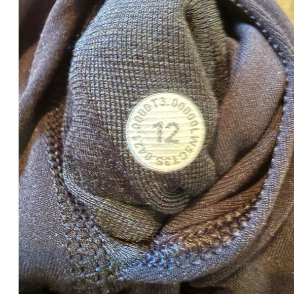 Lululemon Align Leggings Solid Black Soft Yoga Athleisure‎ Smooth Lounge Size 12 - Image 6