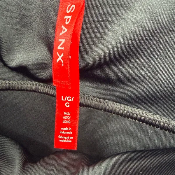 Spanx The Perfect Front Slit Legging Women Large Tall Black NWT Ponte Slimming - Image 8
