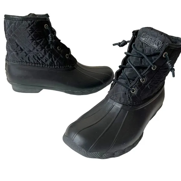 Sperry | Saltwater Nylon Quilted Duck Boots - Image 13