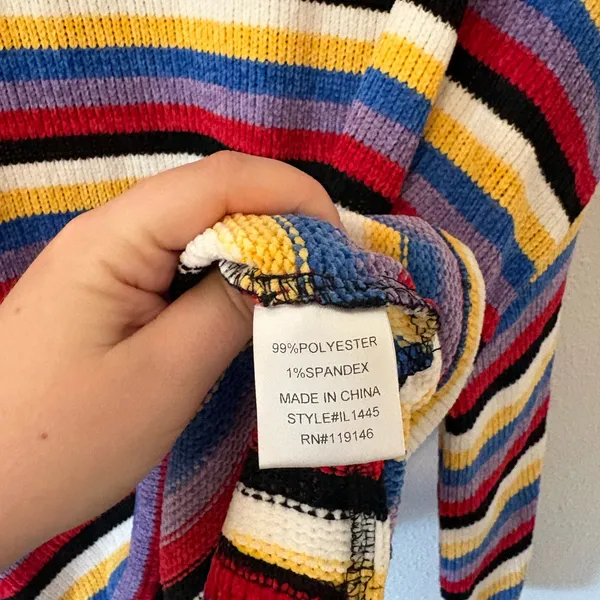 In Loom Women’s Striped Knit Sweater - Image 6