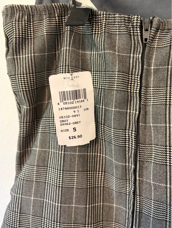 Windsor Dress Plaid Bodycon - Image 3