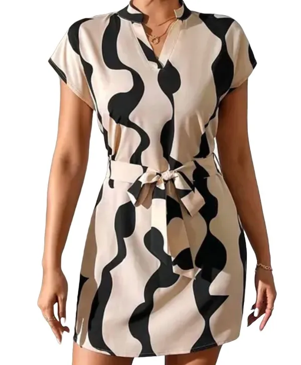 V Neck Regular Sleeve Shirt For Women - Image 3