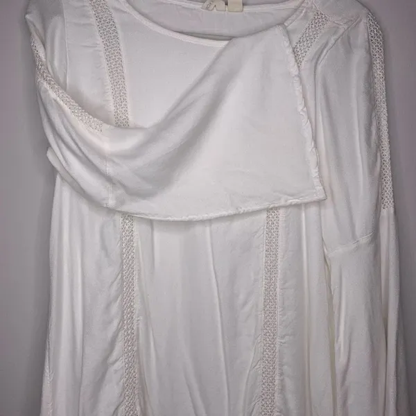 Roxy White Flowy Dress - Image 6