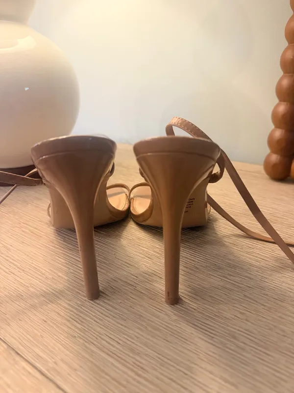 Steve Madden Heels Nude Strappy - Image 4